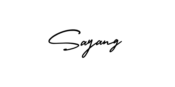 Also You can easily find your signature by using the search form. We will create Sayang name handwritten signature images for you free of cost using AmerikaSignatureDemo-Regular sign style. Sayang signature style 3 images and pictures png