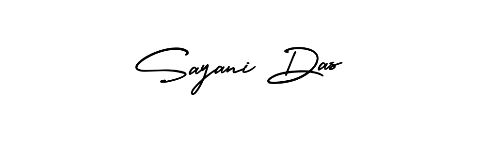 How to make Sayani Das name signature. Use AmerikaSignatureDemo-Regular style for creating short signs online. This is the latest handwritten sign. Sayani Das signature style 3 images and pictures png