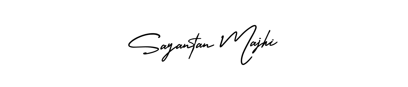 It looks lik you need a new signature style for name Sayantan Majhi. Design unique handwritten (AmerikaSignatureDemo-Regular) signature with our free signature maker in just a few clicks. Sayantan Majhi signature style 3 images and pictures png