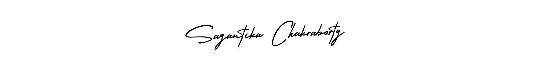 Create a beautiful signature design for name Sayantika Chakraborty. With this signature (AmerikaSignatureDemo-Regular) fonts, you can make a handwritten signature for free. Sayantika Chakraborty signature style 3 images and pictures png