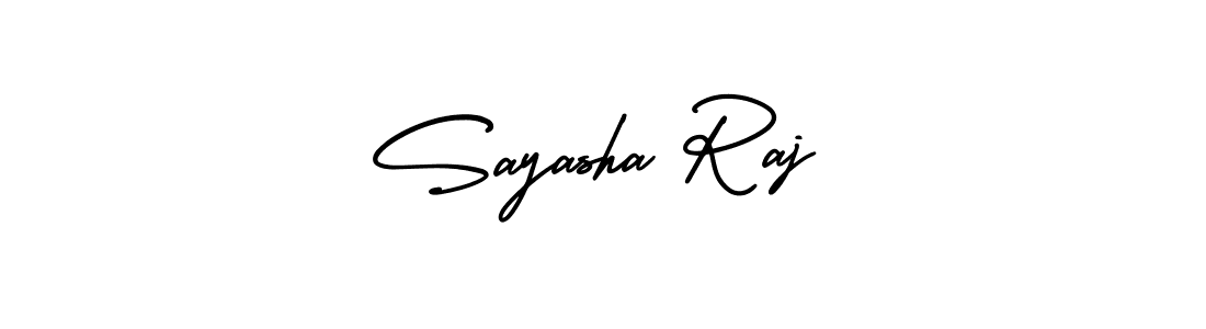 Make a short Sayasha Raj signature style. Manage your documents anywhere anytime using AmerikaSignatureDemo-Regular. Create and add eSignatures, submit forms, share and send files easily. Sayasha Raj signature style 3 images and pictures png