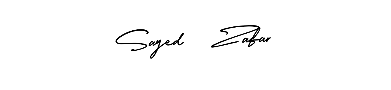 Make a short Sayed   Zafar signature style. Manage your documents anywhere anytime using AmerikaSignatureDemo-Regular. Create and add eSignatures, submit forms, share and send files easily. Sayed   Zafar signature style 3 images and pictures png