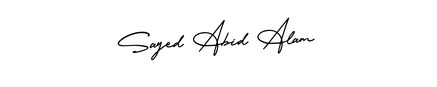 Also we have Sayed Abid Alam name is the best signature style. Create professional handwritten signature collection using AmerikaSignatureDemo-Regular autograph style. Sayed Abid Alam signature style 3 images and pictures png