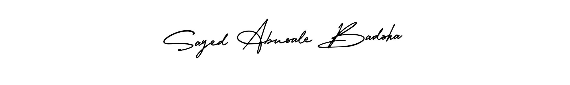 Make a beautiful signature design for name Sayed Abusale Badsha. Use this online signature maker to create a handwritten signature for free. Sayed Abusale Badsha signature style 3 images and pictures png