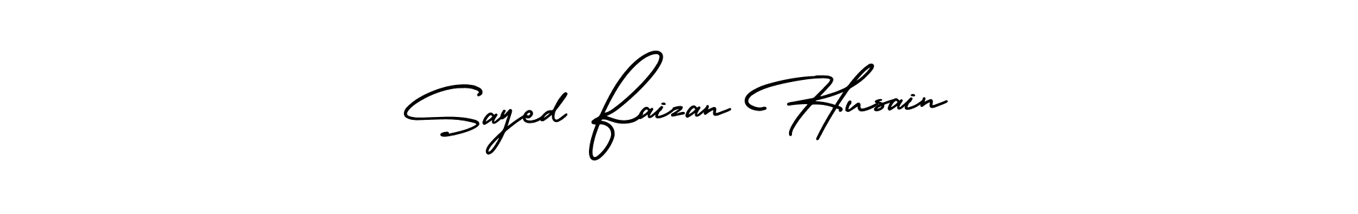 See photos of Sayed Faizan Husain official signature by Spectra . Check more albums & portfolios. Read reviews & check more about AmerikaSignatureDemo-Regular font. Sayed Faizan Husain signature style 3 images and pictures png