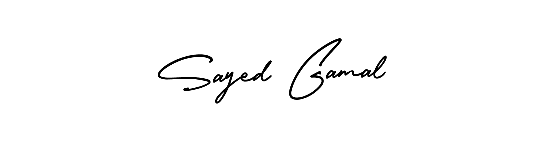 AmerikaSignatureDemo-Regular is a professional signature style that is perfect for those who want to add a touch of class to their signature. It is also a great choice for those who want to make their signature more unique. Get Sayed Gamal name to fancy signature for free. Sayed Gamal signature style 3 images and pictures png