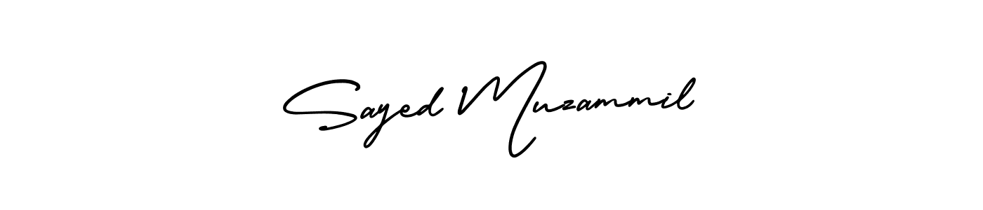 How to make Sayed Muzammil signature? AmerikaSignatureDemo-Regular is a professional autograph style. Create handwritten signature for Sayed Muzammil name. Sayed Muzammil signature style 3 images and pictures png