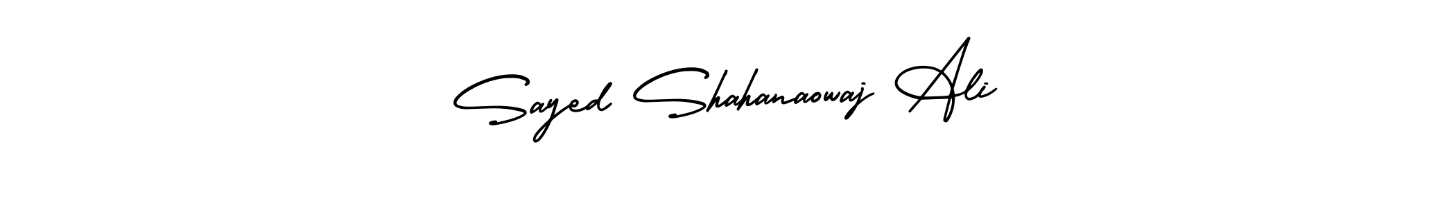 See photos of Sayed Shahanaowaj Ali official signature by Spectra . Check more albums & portfolios. Read reviews & check more about AmerikaSignatureDemo-Regular font. Sayed Shahanaowaj Ali signature style 3 images and pictures png