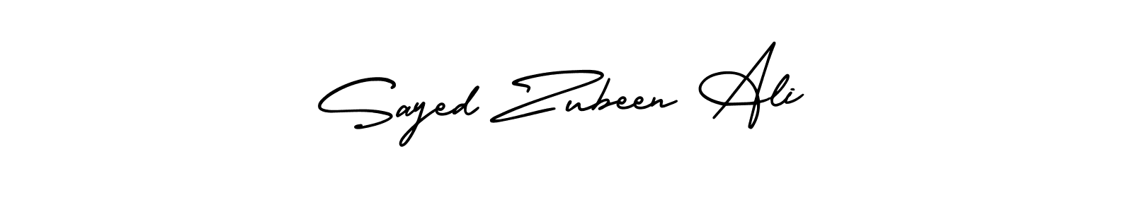 Here are the top 10 professional signature styles for the name Sayed Zubeen Ali. These are the best autograph styles you can use for your name. Sayed Zubeen Ali signature style 3 images and pictures png