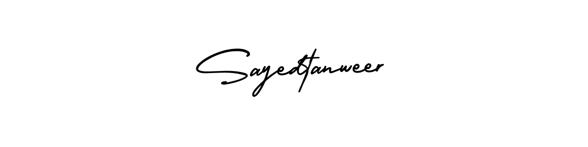 AmerikaSignatureDemo-Regular is a professional signature style that is perfect for those who want to add a touch of class to their signature. It is also a great choice for those who want to make their signature more unique. Get Sayedtanweer name to fancy signature for free. Sayedtanweer signature style 3 images and pictures png