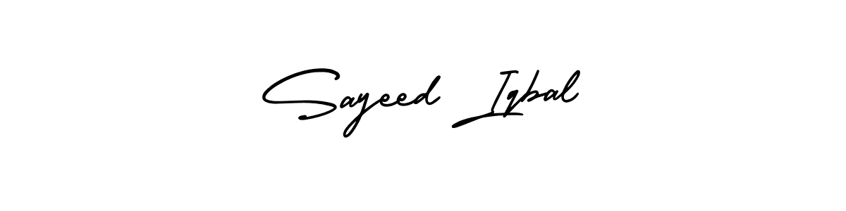 It looks lik you need a new signature style for name Sayeed Iqbal. Design unique handwritten (AmerikaSignatureDemo-Regular) signature with our free signature maker in just a few clicks. Sayeed Iqbal signature style 3 images and pictures png