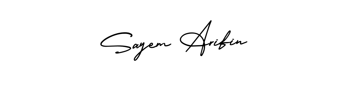 Make a short Sayem Arifin signature style. Manage your documents anywhere anytime using AmerikaSignatureDemo-Regular. Create and add eSignatures, submit forms, share and send files easily. Sayem Arifin signature style 3 images and pictures png