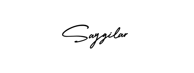 Make a beautiful signature design for name Saygilar. Use this online signature maker to create a handwritten signature for free. Saygilar signature style 3 images and pictures png