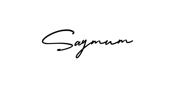Best and Professional Signature Style for Saymum. AmerikaSignatureDemo-Regular Best Signature Style Collection. Saymum signature style 3 images and pictures png