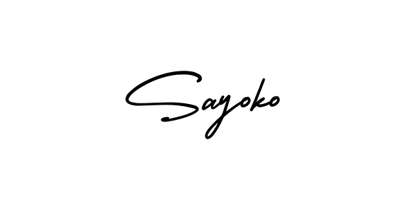 Also You can easily find your signature by using the search form. We will create Sayoko name handwritten signature images for you free of cost using AmerikaSignatureDemo-Regular sign style. Sayoko signature style 3 images and pictures png