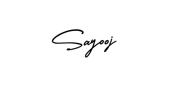 Design your own signature with our free online signature maker. With this signature software, you can create a handwritten (AmerikaSignatureDemo-Regular) signature for name Sayooj. Sayooj signature style 3 images and pictures png