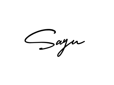 if you are searching for the best signature style for your name Sayu. so please give up your signature search. here we have designed multiple signature styles  using AmerikaSignatureDemo-Regular. Sayu signature style 3 images and pictures png