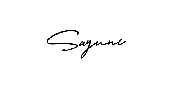 Once you've used our free online signature maker to create your best signature AmerikaSignatureDemo-Regular style, it's time to enjoy all of the benefits that Sayuni name signing documents. Sayuni signature style 3 images and pictures png