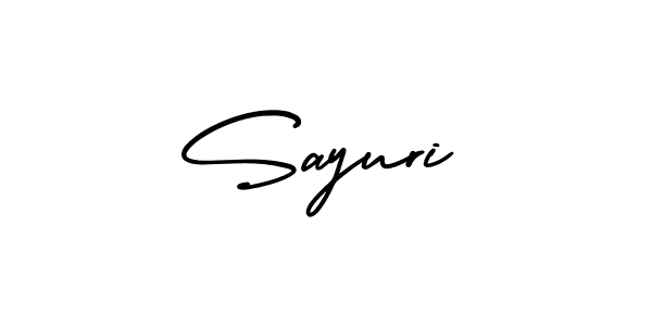 Sayuri stylish signature style. Best Handwritten Sign (AmerikaSignatureDemo-Regular) for my name. Handwritten Signature Collection Ideas for my name Sayuri. Sayuri signature style 3 images and pictures png
