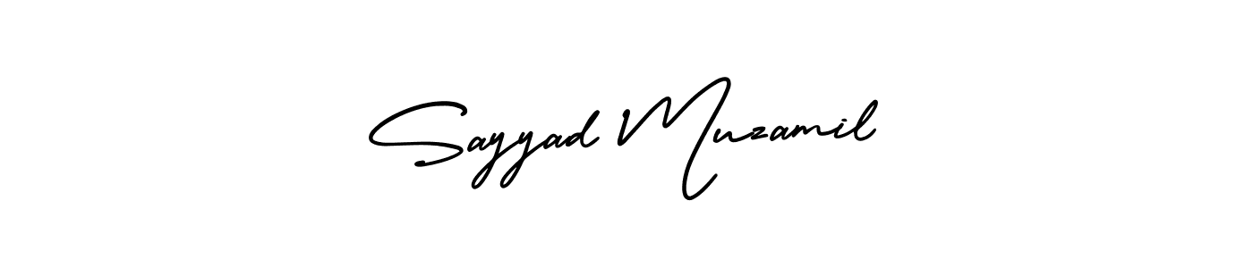 Make a beautiful signature design for name Sayyad Muzamil. Use this online signature maker to create a handwritten signature for free. Sayyad Muzamil signature style 3 images and pictures png