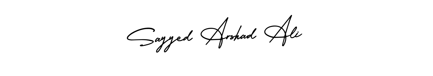 Make a beautiful signature design for name Sayyed Arshad Ali. Use this online signature maker to create a handwritten signature for free. Sayyed Arshad Ali signature style 3 images and pictures png