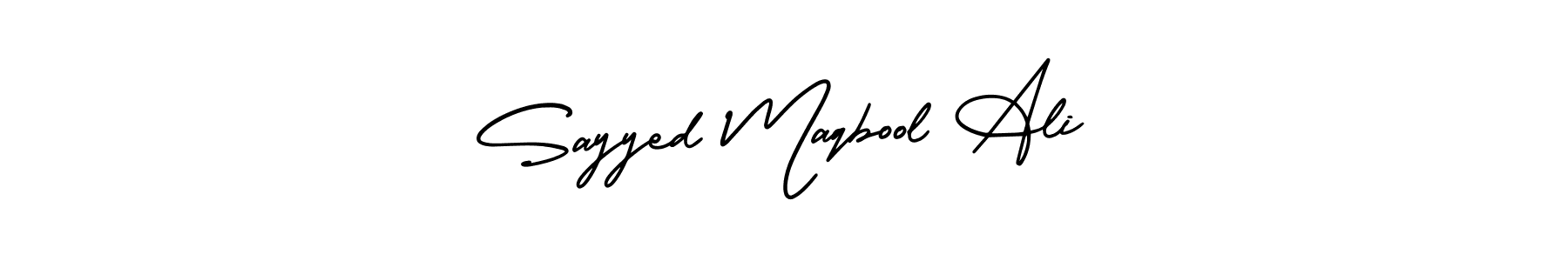 Once you've used our free online signature maker to create your best signature AmerikaSignatureDemo-Regular style, it's time to enjoy all of the benefits that Sayyed Maqbool Ali name signing documents. Sayyed Maqbool Ali signature style 3 images and pictures png