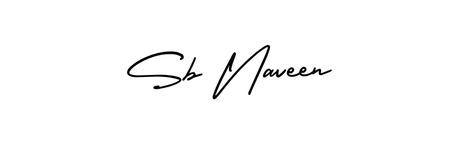 Make a short Sb Naveen signature style. Manage your documents anywhere anytime using AmerikaSignatureDemo-Regular. Create and add eSignatures, submit forms, share and send files easily. Sb Naveen signature style 3 images and pictures png