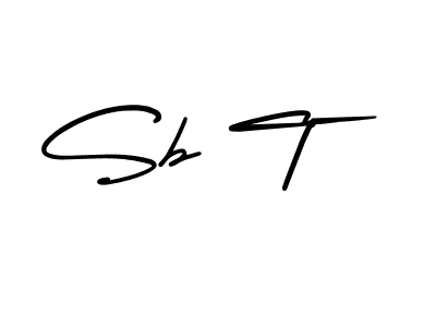 Make a beautiful signature design for name Sb T. Use this online signature maker to create a handwritten signature for free. Sb T signature style 3 images and pictures png