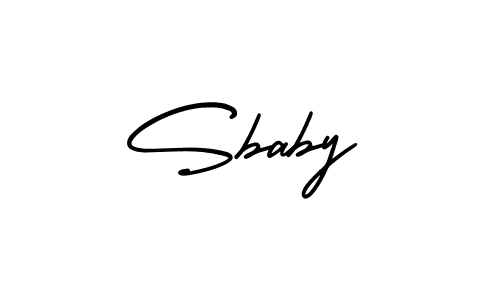 The best way (AmerikaSignatureDemo-Regular) to make a short signature is to pick only two or three words in your name. The name Sbaby include a total of six letters. For converting this name. Sbaby signature style 3 images and pictures png