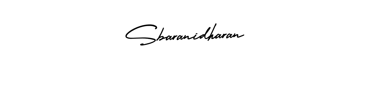 It looks lik you need a new signature style for name Sbaranidharan. Design unique handwritten (AmerikaSignatureDemo-Regular) signature with our free signature maker in just a few clicks. Sbaranidharan signature style 3 images and pictures png