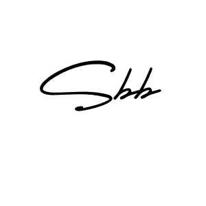 How to make Sbb name signature. Use AmerikaSignatureDemo-Regular style for creating short signs online. This is the latest handwritten sign. Sbb signature style 3 images and pictures png