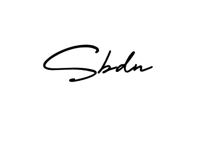 Use a signature maker to create a handwritten signature online. With this signature software, you can design (AmerikaSignatureDemo-Regular) your own signature for name Sbdn. Sbdn signature style 3 images and pictures png