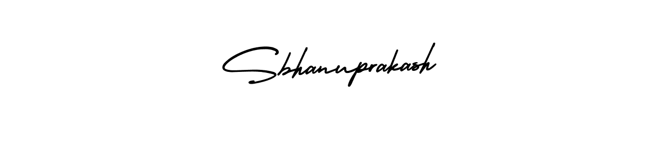 Sbhanuprakash stylish signature style. Best Handwritten Sign (AmerikaSignatureDemo-Regular) for my name. Handwritten Signature Collection Ideas for my name Sbhanuprakash. Sbhanuprakash signature style 3 images and pictures png