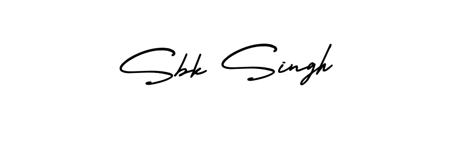 It looks lik you need a new signature style for name Sbk Singh. Design unique handwritten (AmerikaSignatureDemo-Regular) signature with our free signature maker in just a few clicks. Sbk Singh signature style 3 images and pictures png
