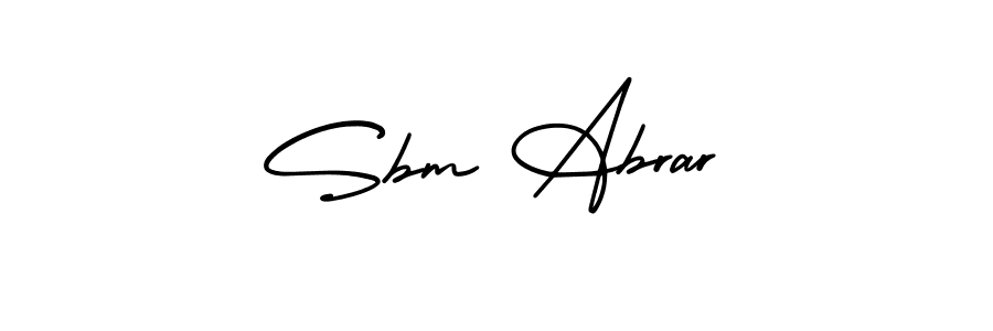 How to Draw Sbm Abrar signature style? AmerikaSignatureDemo-Regular is a latest design signature styles for name Sbm Abrar. Sbm Abrar signature style 3 images and pictures png