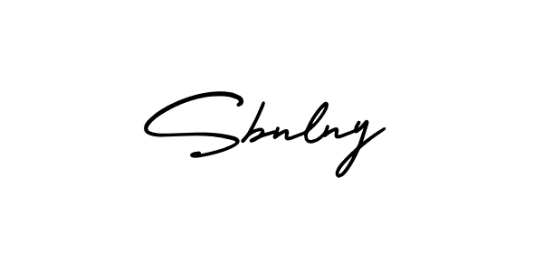 Make a beautiful signature design for name Sbnlny. With this signature (AmerikaSignatureDemo-Regular) style, you can create a handwritten signature for free. Sbnlny signature style 3 images and pictures png