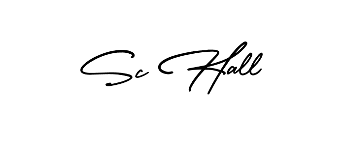 Make a beautiful signature design for name Sc Hall. With this signature (AmerikaSignatureDemo-Regular) style, you can create a handwritten signature for free. Sc Hall signature style 3 images and pictures png