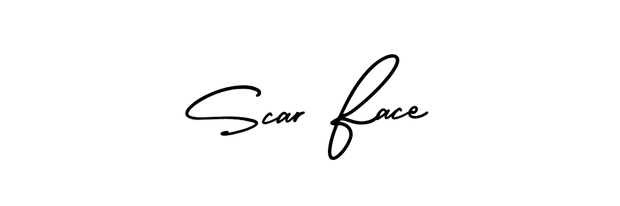 Design your own signature with our free online signature maker. With this signature software, you can create a handwritten (AmerikaSignatureDemo-Regular) signature for name Scar Face. Scar Face signature style 3 images and pictures png