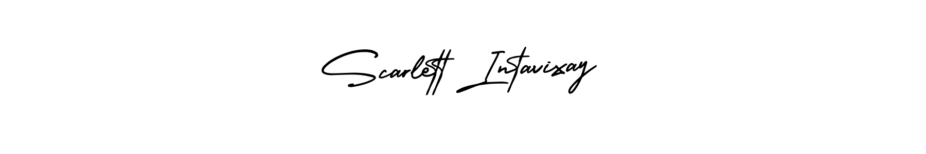 Also You can easily find your signature by using the search form. We will create Scarlett Intavixay name handwritten signature images for you free of cost using AmerikaSignatureDemo-Regular sign style. Scarlett Intavixay signature style 3 images and pictures png