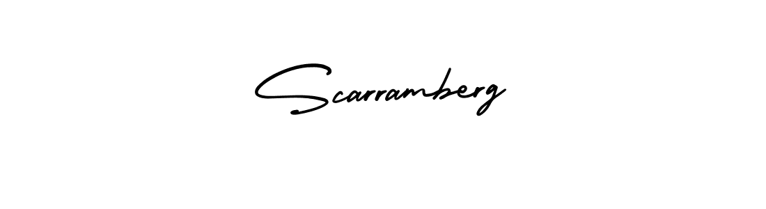 How to make Scarramberg signature? AmerikaSignatureDemo-Regular is a professional autograph style. Create handwritten signature for Scarramberg name. Scarramberg signature style 3 images and pictures png