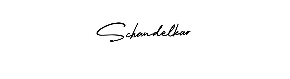 Make a beautiful signature design for name Schandelkar. With this signature (AmerikaSignatureDemo-Regular) style, you can create a handwritten signature for free. Schandelkar signature style 3 images and pictures png
