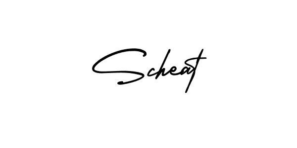 Scheat stylish signature style. Best Handwritten Sign (AmerikaSignatureDemo-Regular) for my name. Handwritten Signature Collection Ideas for my name Scheat. Scheat signature style 3 images and pictures png