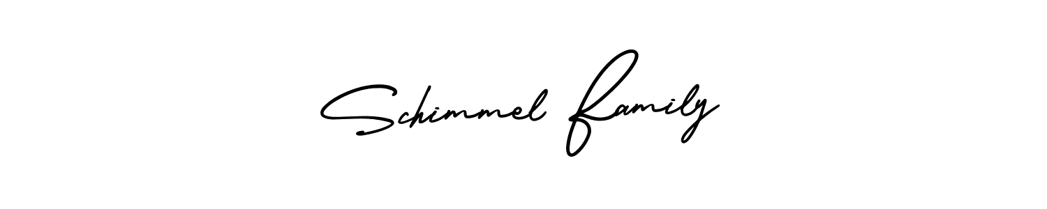 Also You can easily find your signature by using the search form. We will create Schimmel Family name handwritten signature images for you free of cost using AmerikaSignatureDemo-Regular sign style. Schimmel Family signature style 3 images and pictures png