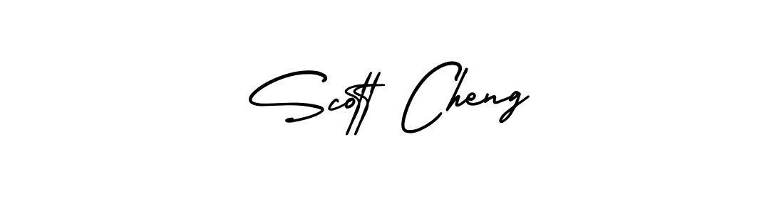 Similarly AmerikaSignatureDemo-Regular is the best handwritten signature design. Signature creator online .You can use it as an online autograph creator for name Scott Cheng. Scott Cheng signature style 3 images and pictures png