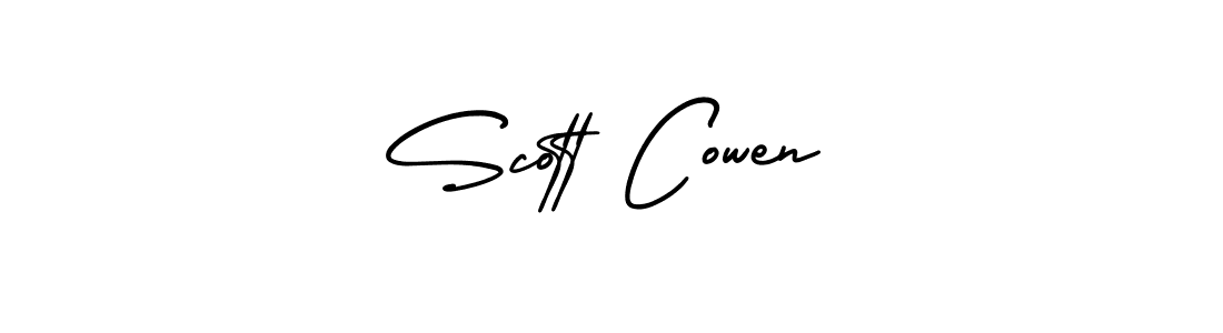 How to Draw Scott Cowen signature style? AmerikaSignatureDemo-Regular is a latest design signature styles for name Scott Cowen. Scott Cowen signature style 3 images and pictures png