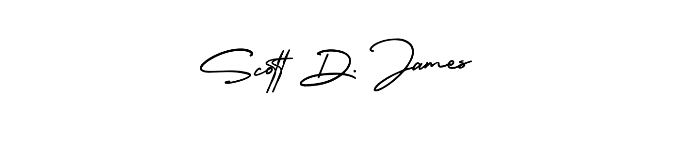 AmerikaSignatureDemo-Regular is a professional signature style that is perfect for those who want to add a touch of class to their signature. It is also a great choice for those who want to make their signature more unique. Get Scott D. James name to fancy signature for free. Scott D. James signature style 3 images and pictures png