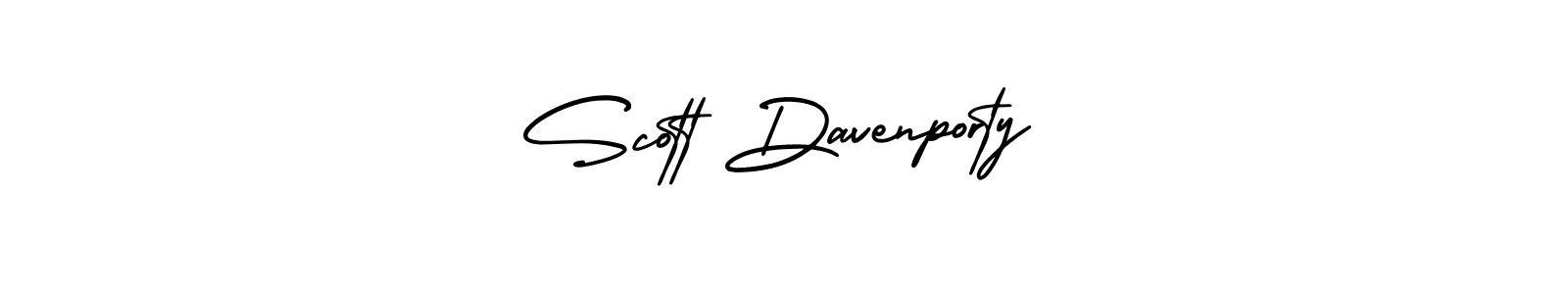 Make a short Scott Davenporty signature style. Manage your documents anywhere anytime using AmerikaSignatureDemo-Regular. Create and add eSignatures, submit forms, share and send files easily. Scott Davenporty signature style 3 images and pictures png