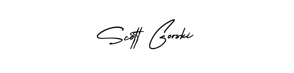 How to make Scott Gorski signature? AmerikaSignatureDemo-Regular is a professional autograph style. Create handwritten signature for Scott Gorski name. Scott Gorski signature style 3 images and pictures png