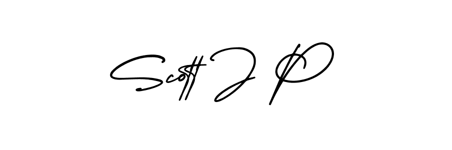 Best and Professional Signature Style for Scott J P. AmerikaSignatureDemo-Regular Best Signature Style Collection. Scott J P signature style 3 images and pictures png