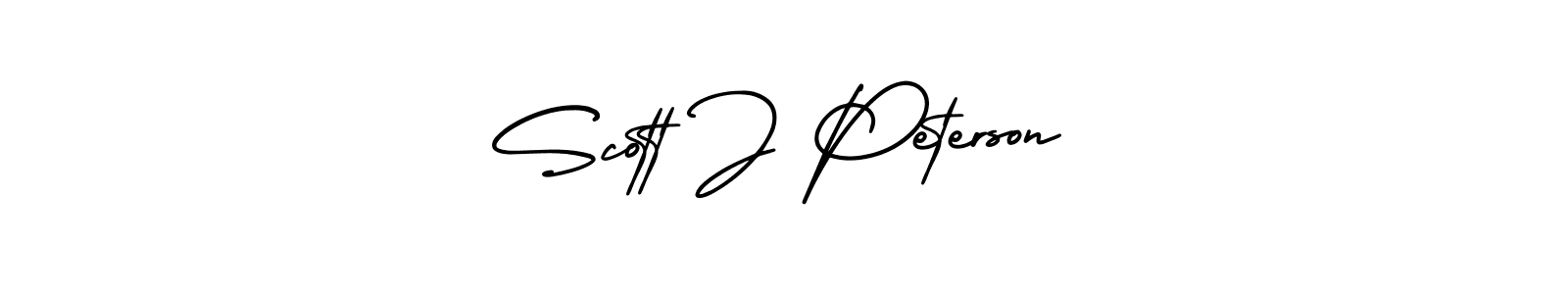 This is the best signature style for the Scott J Peterson name. Also you like these signature font (AmerikaSignatureDemo-Regular). Mix name signature. Scott J Peterson signature style 3 images and pictures png